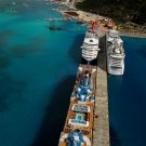 cruise ships in port